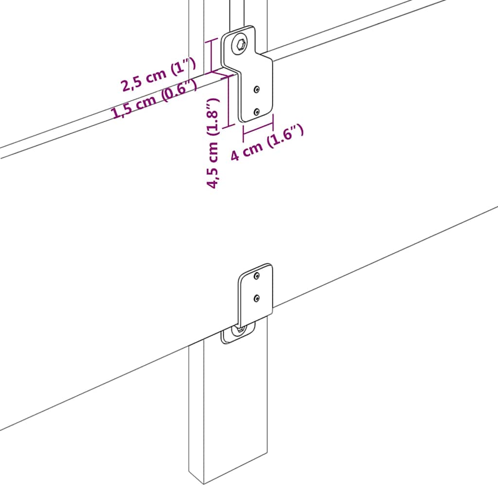 Hovedgærde Med Hovedgærde Sort 140 Cm Stof - Billede 9