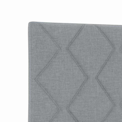 Stofseng Gavl Geometric Med Hovedgærde Lysegrå 90 Cm Stof - Billede 6
