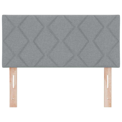 Stofseng Gavl Geometric Med Hovedgærde Lysegrå 90 Cm Stof - Billede 4