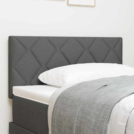 Stofseng Gavl Geometric Med Hovedgærde Mørkegrå 90 Cm Stof - Hovedbillede