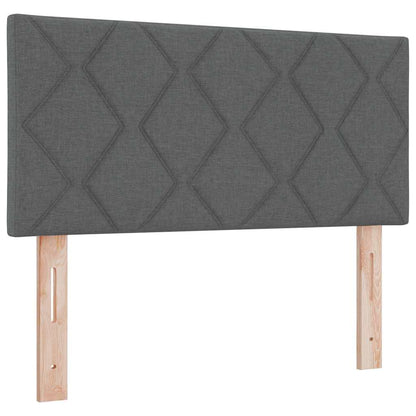 Stofseng Gavl Geometric Med Hovedgærde Mørkegrå 90 Cm Stof - Billede 2