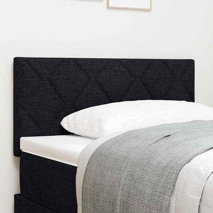 Stofseng Gavl Geometric Med Hovedgærde Manuel Sort 90 Cm Stof - Hovedbillede