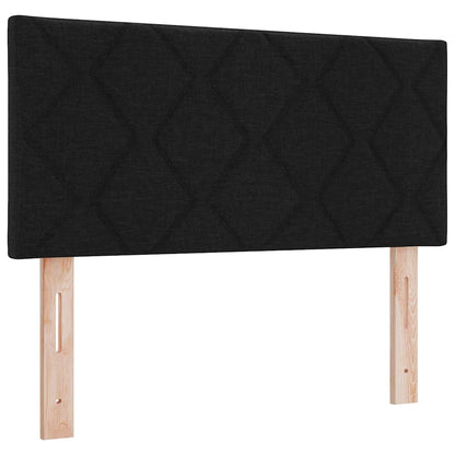 Stofseng Gavl Geometric Med Hovedgærde Manuel Sort 90 Cm Stof - Billede 2