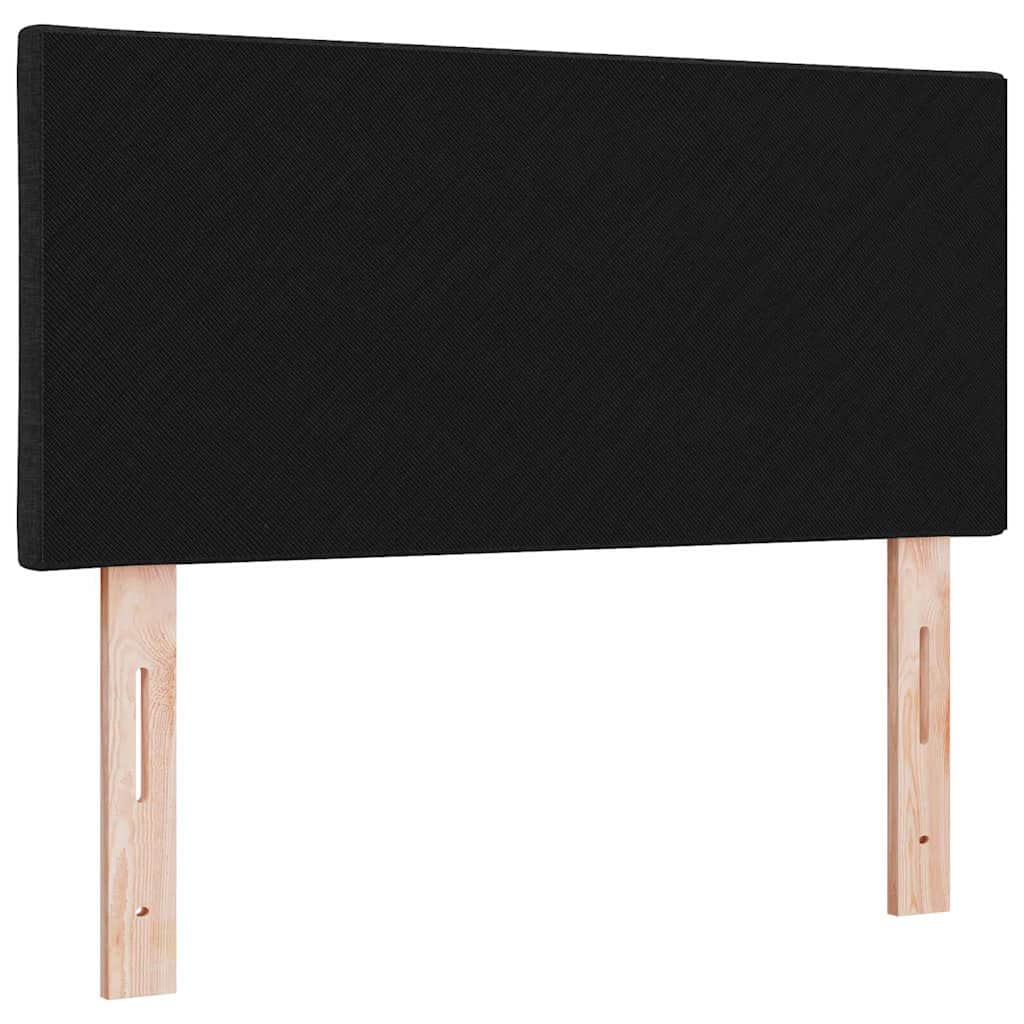 Stofseng Gavl Geometric Med Hovedgærde Manuel Sort 90 Cm Stof - Billede 3