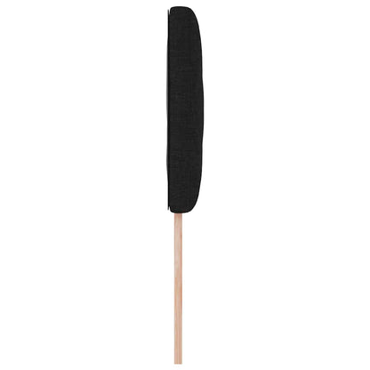 Stofseng Gavl Geometric Med Hovedgærde Manuel Sort 90 Cm Stof - Billede 5
