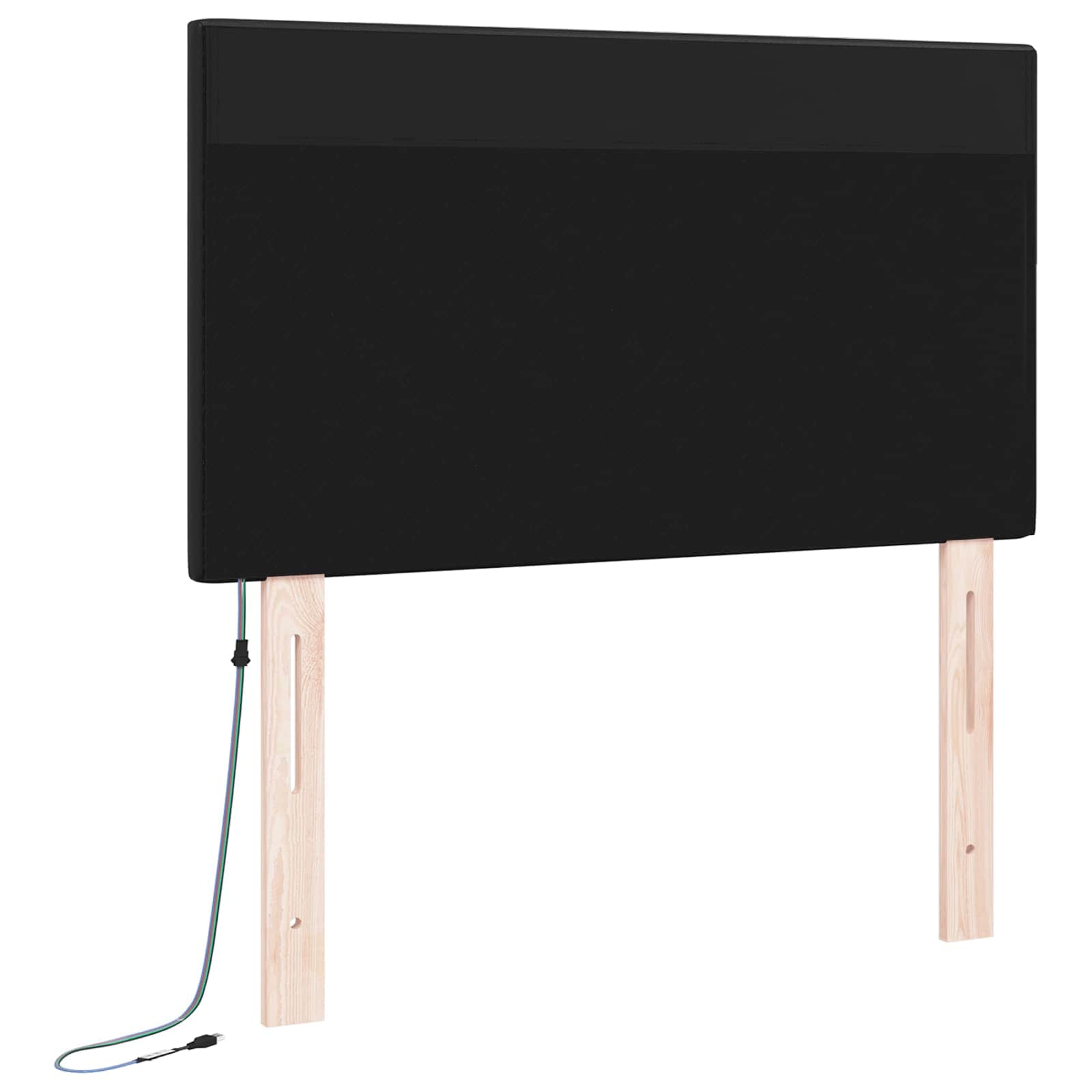 LED Sengegavl Faux Læder - Billede 7