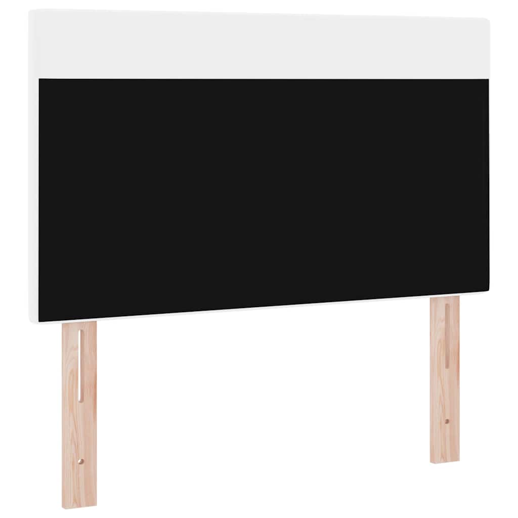 Hovedgærde Vægmonteret Med Hovedgærde Hvid 90 Cm Pvc - Billede 4