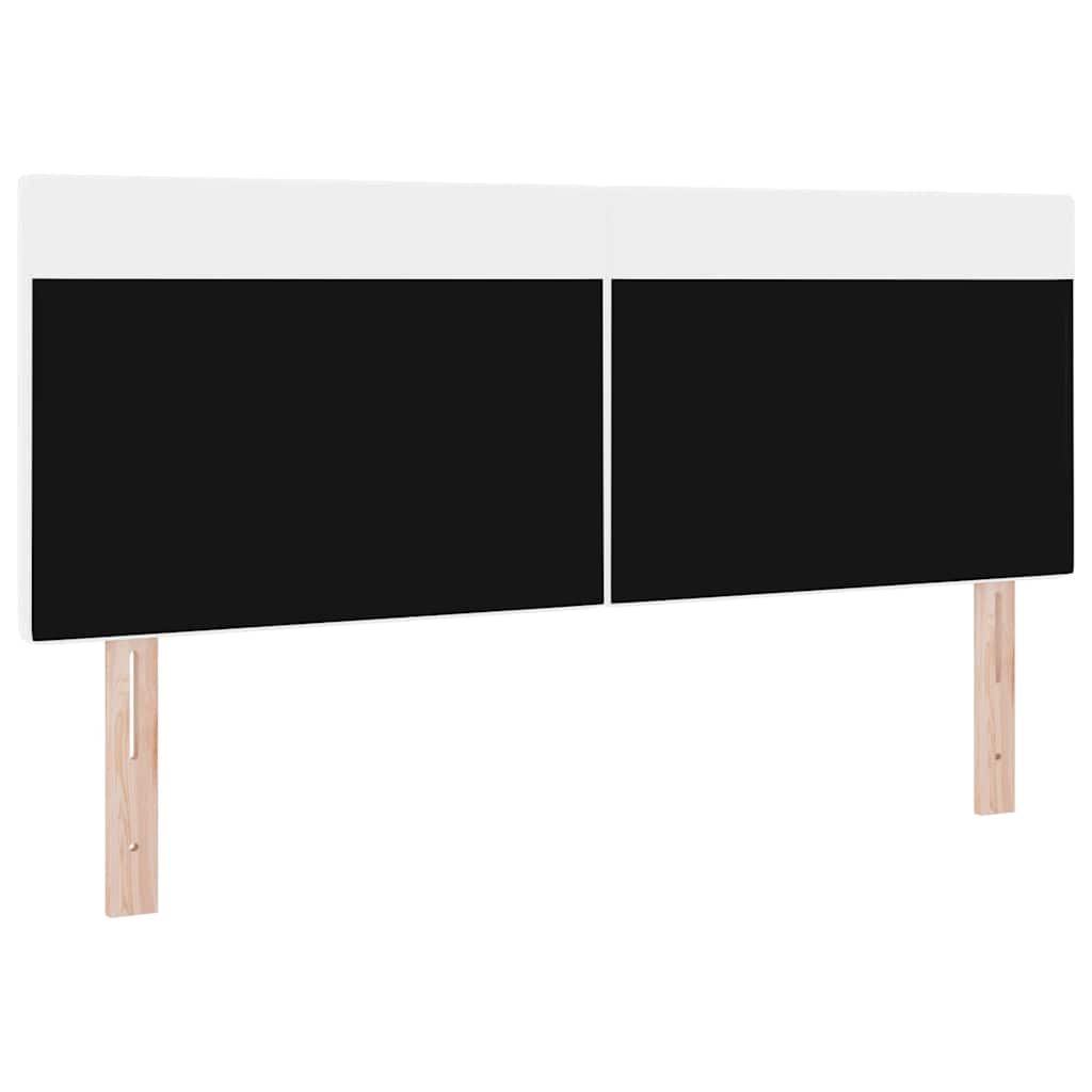 Hovedgærde Vægmonteret Med Hovedgærde Hvid 160 Cm Pvc - Billede 4