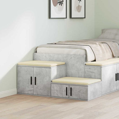 Opbevaringsskab 2 Stk. Beton - Variant 866662