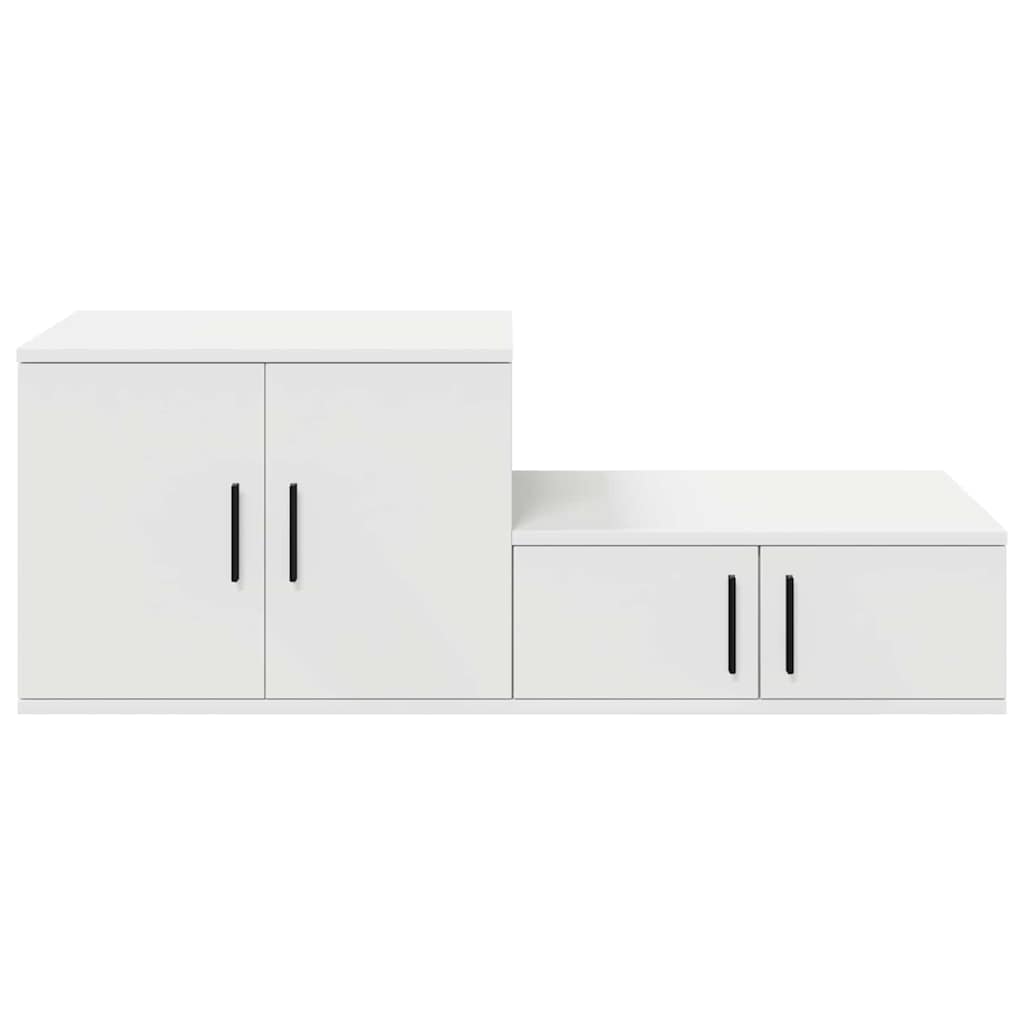 Opbevaringsskab 2 Stk. Konstrueret Træ - Billede 7