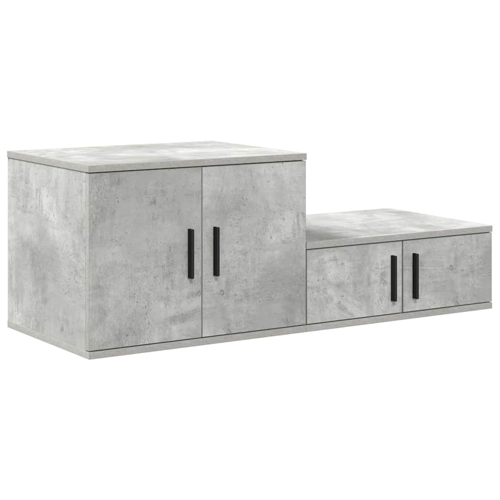 Opbevaringsskab 2 Stk. Beton - Billede 5