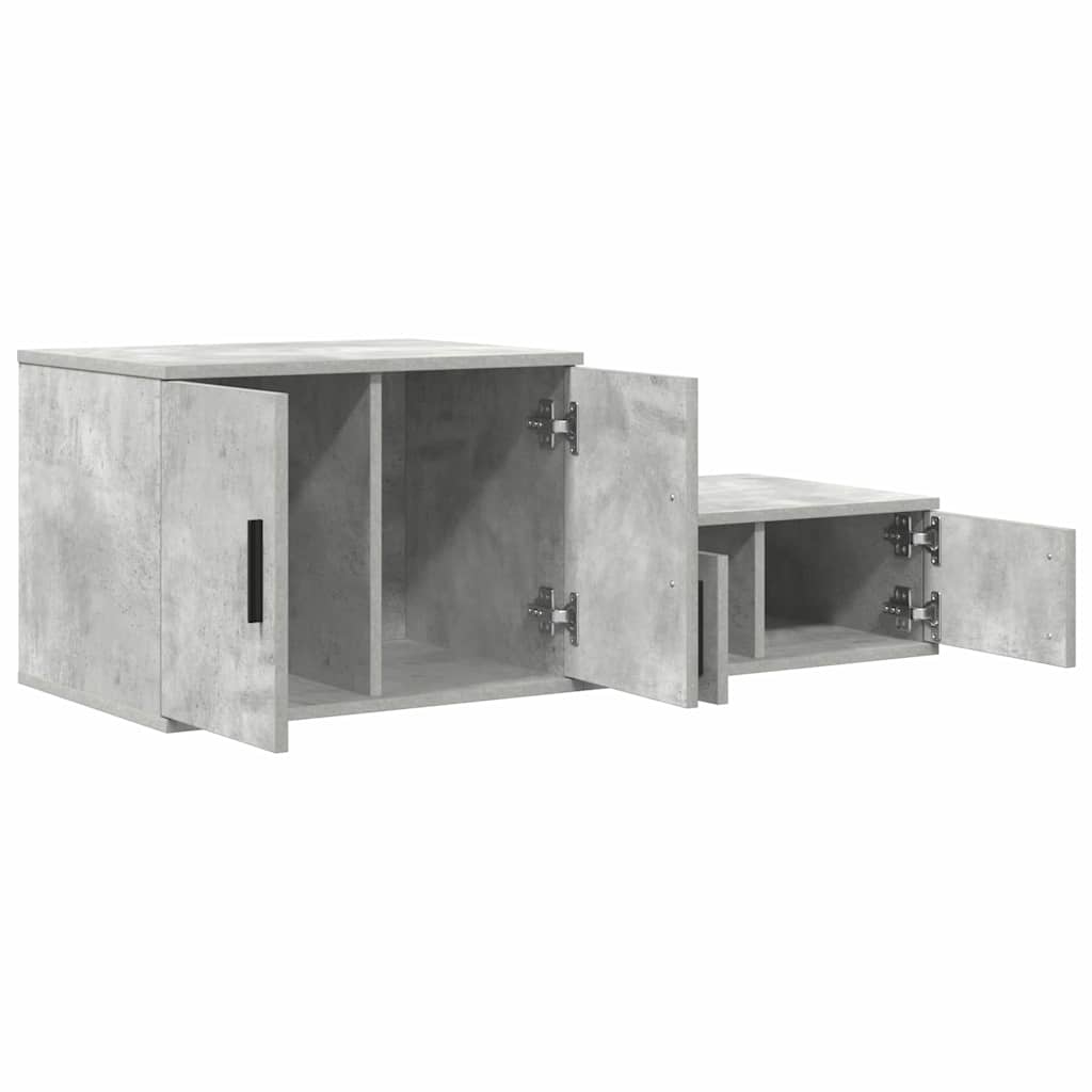 Opbevaringsskab 2 Stk. Beton - Billede 6