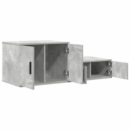 Opbevaringsskab 2 Stk. Beton - Billede 6