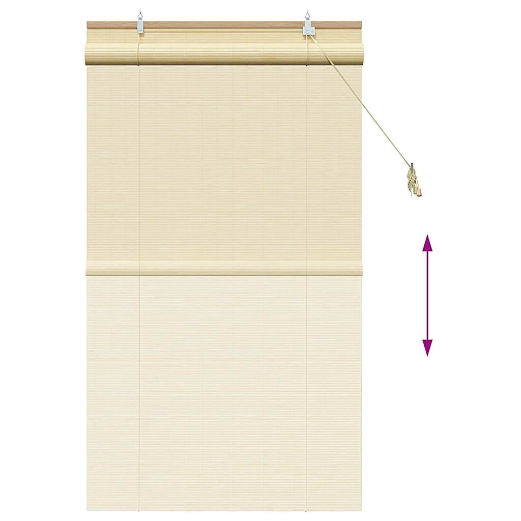Rullegardin Natur 90 X 160 Cm Bambus - Billede 13