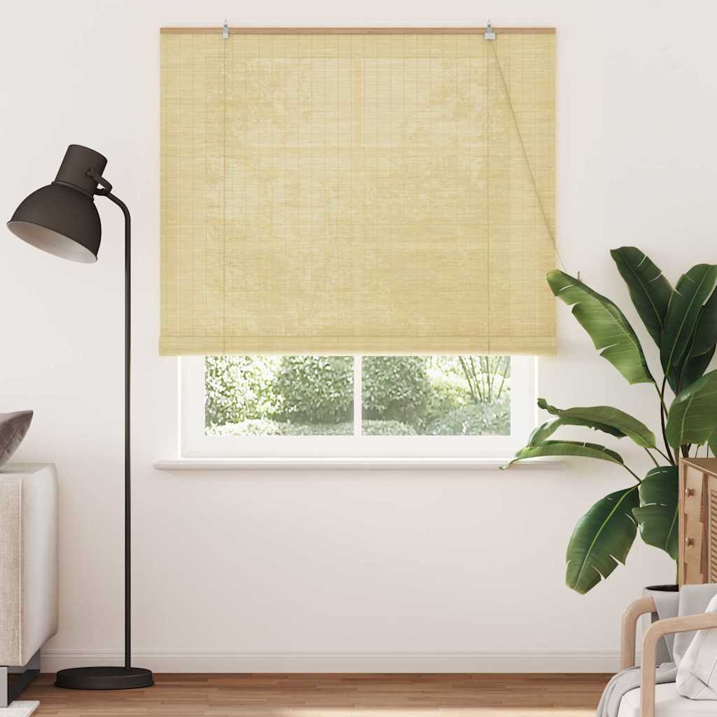 Rullegardin Natur 140 X 220 Cm Bambus - Billede 3