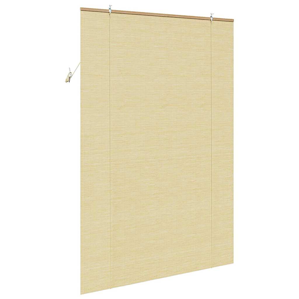 Rullegardin Natur 140 X 220 Cm Bambus - Billede 5
