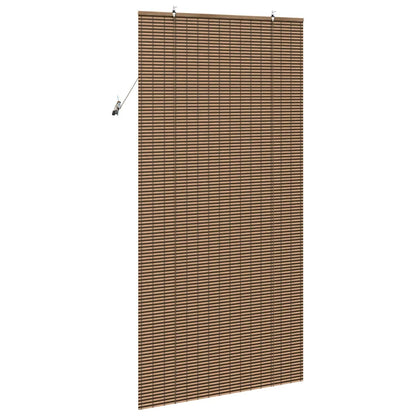 Rullegardin Med Gardiner 120 X 220 Cm Bambus - Billede 5