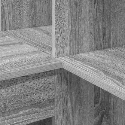 Hjørneskrivebord Grå Sonoma-eg 101,5 X 149,5 X 149,5 Cm - Billede 9