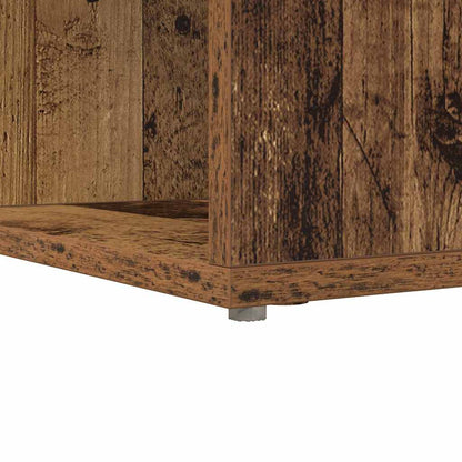 Hjørneskrivebord Med Hylde Gammelt Træ 101,5 X 149,5 X 149,5 Cm - Billede 8