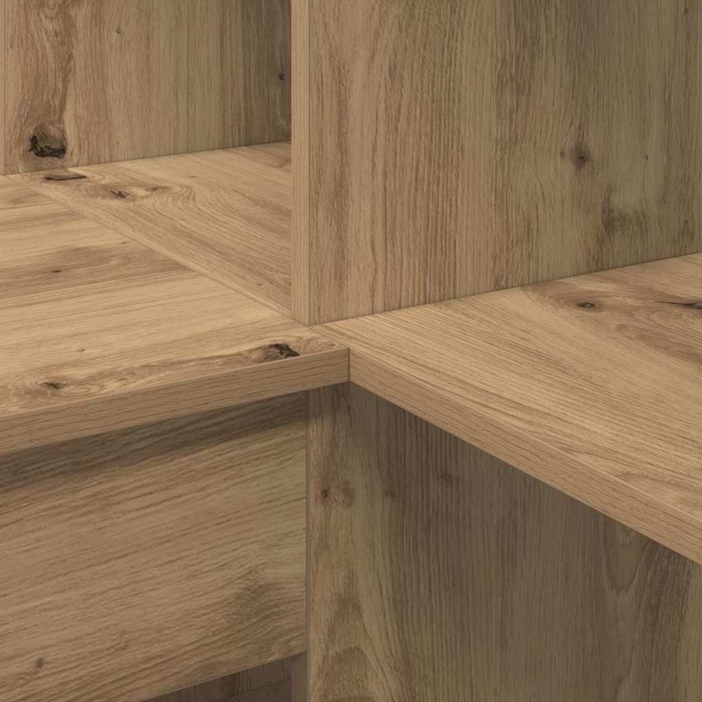 Hjørneskrivebord Med Hylde Artisan Eg 101,5 X 149,5 X 149,5 Cm - Billede 9
