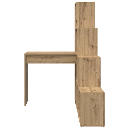 Hjørneskrivebord Med Hylde Artisan Eg 101,5 X 149,5 X 149,5 Cm - Billede 5