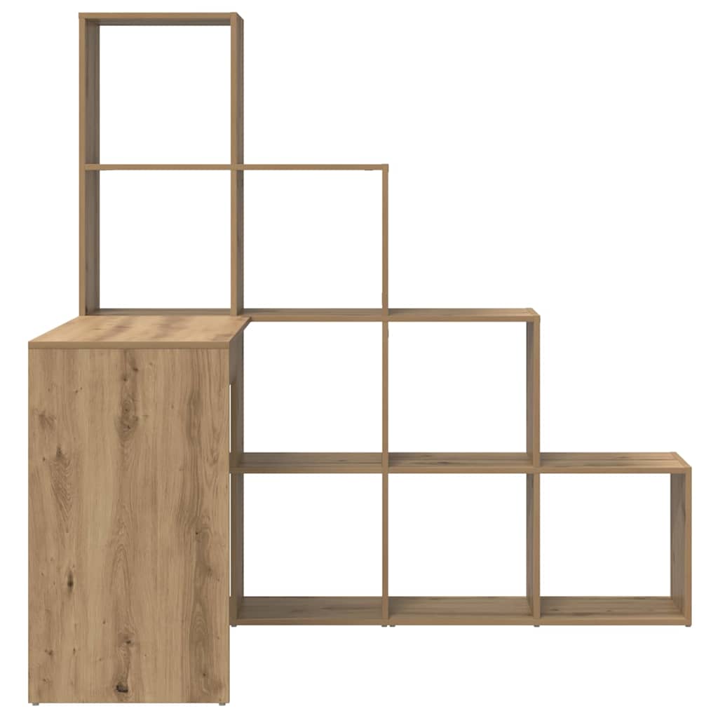 Hjørneskrivebord Med Hylde Artisan Eg 101,5 X 149,5 X 149,5 Cm - Billede 6