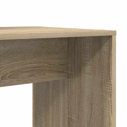 Bord Med Hylde Sonoma-eg 138.5 X 55 X 143 Cm Konstrueret Træ - Billede 8
