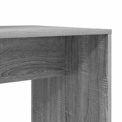 Bord Grå Sonoma-eg 138.5 X 55 X 143 Cm Konstrueret Træ - Billede 8