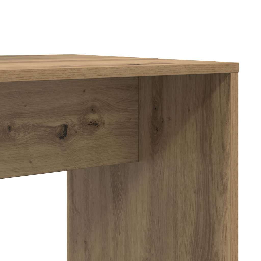 Bord Med Hylde Artisan Eg 138.5 X 55 X 143 Cm Konstrueret Træ - Billede 8