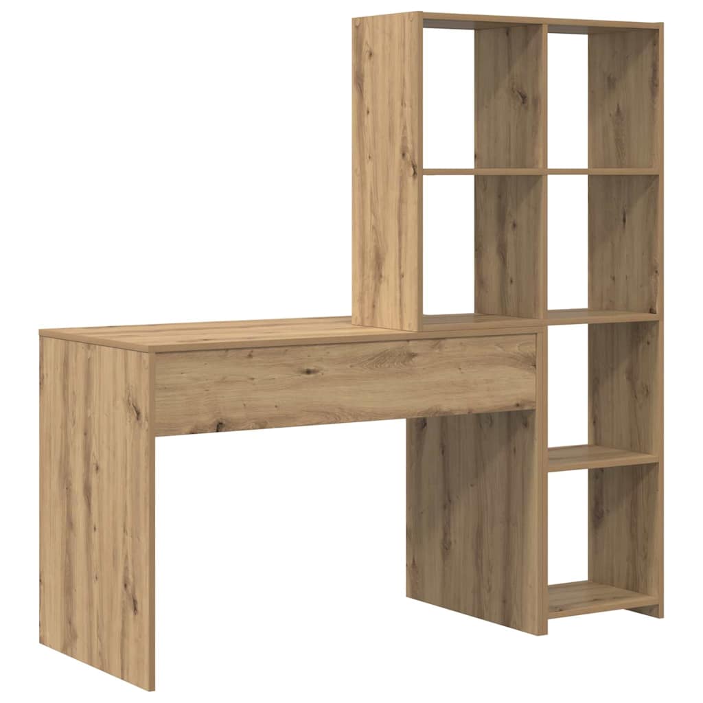 Bord Med Hylde Artisan Eg 138.5 X 55 X 143 Cm Konstrueret Træ - Billede 7