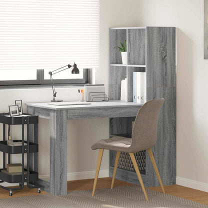 Bord Med Hylde 122 X 67 X 145 Cm Konstrueret Træ - Variant 3337262