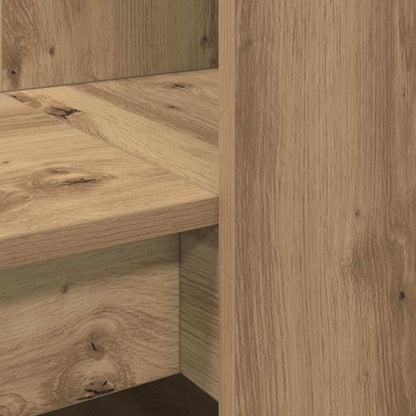 Bord Med Hylde Artisan Eg 122 X 67 X 145 Cm Konstrueret Træ - Billede 8