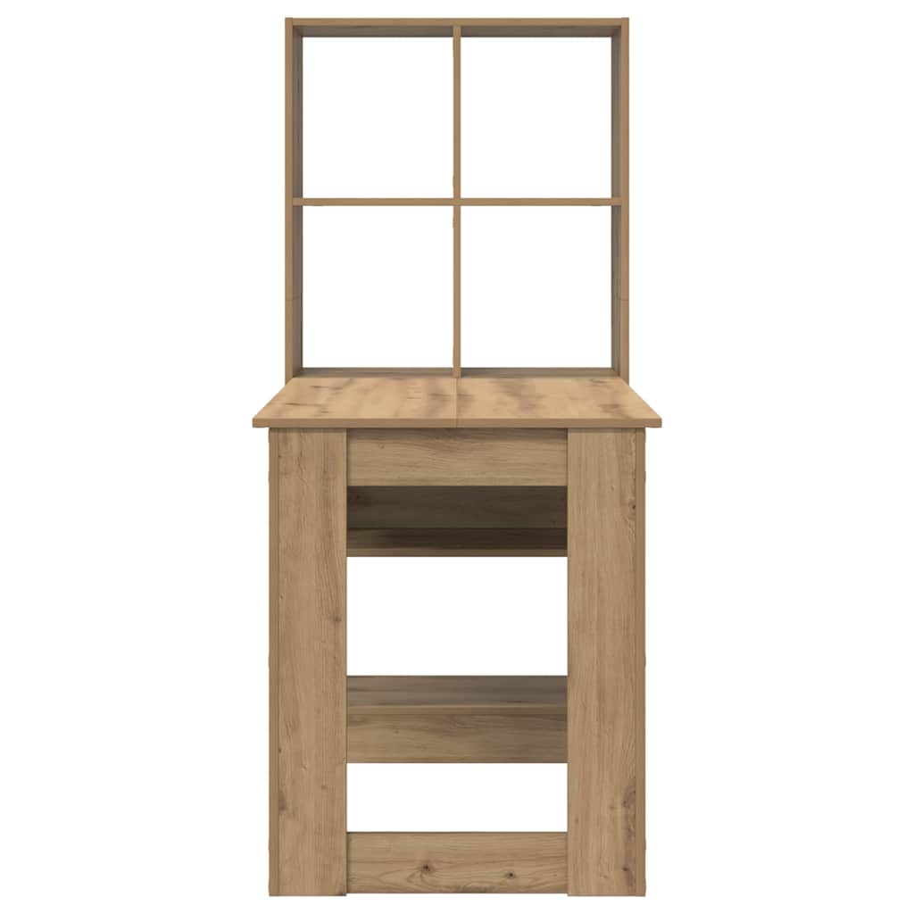 Bord Med Hylde Artisan Eg 122 X 67 X 145 Cm Konstrueret Træ - Billede 6