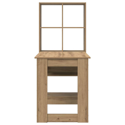Bord Med Hylde Artisan Eg 122 X 67 X 145 Cm Konstrueret Træ - Billede 6