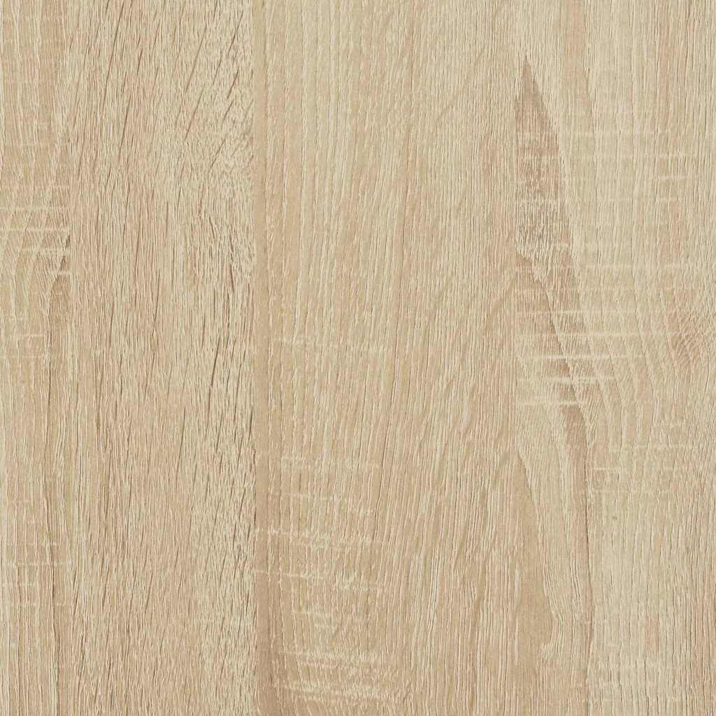 Bord Med Skuffe Sonoma-eg 131,5 X 50 X 106,5 Cm Konstrueret Træ - Billede 12