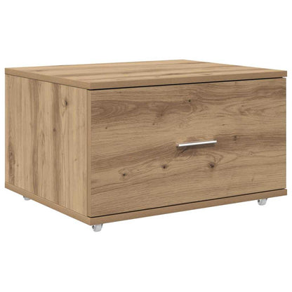 Bord Med Hylde Artisan Eg 131,5 X 50 X 106,5 Cm Konstrueret Træ - Billede 6