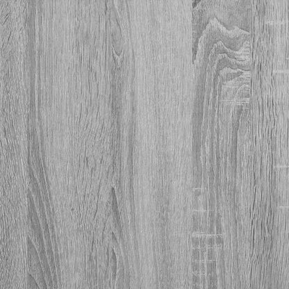Hjørneskrivebord Grå Sonoma-eg 102 X 50 X 75 Cm Konstrueret Træ - Billede 12