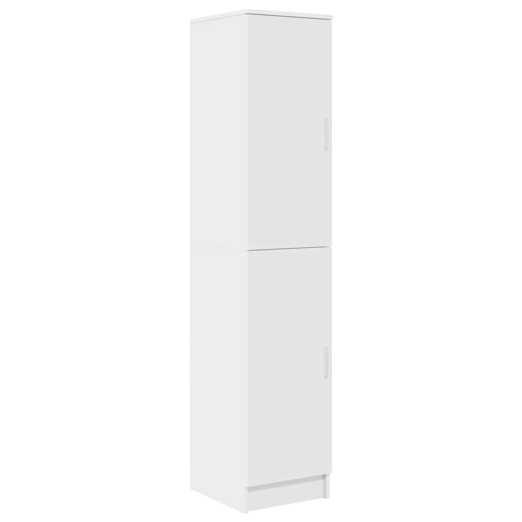 Skrivebord Med Opbevaring 2 Pcs Hvid 78,5 X 37 X 154,5 Cm - Billede 9