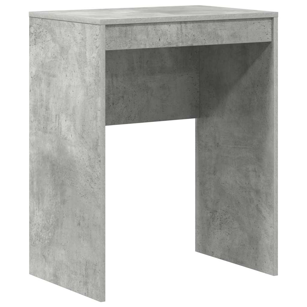 Skrivebord Med Opbevaring 2 Pcs Beton Grå 45,5 X 34 X 127 Cm - Billede 5