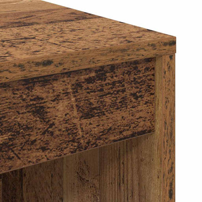 Skrivebord Med Opbevaring 2 Pcs Gammelt Træ 70 X 40 X 76 Cm - Billede 12