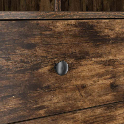 Skrivebord Med Opbevaring 2 Pcs Røget Eg 80 X 40 X 76 Cm - Billede 10