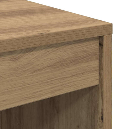 Skrivebord Med Opbevaring 2 Pcs Artisan Eg 80 X 40 X 76 Cm - Billede 12