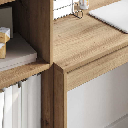 Skrivebord Med Opbevaring 2 Pcs Artisan Eg 80 X 40 X 76 Cm - Billede 4