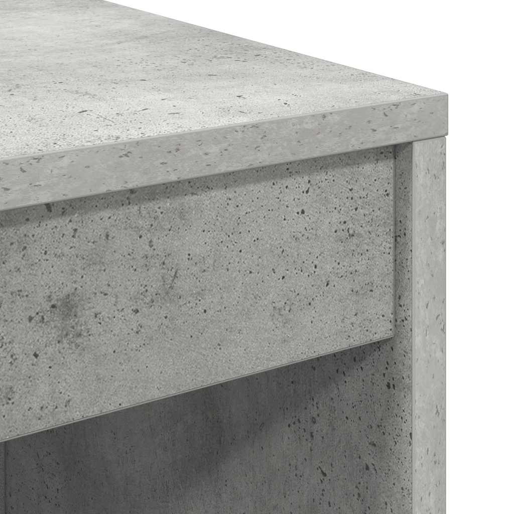 Skrivebord Med Opbevaring 2 Pcs Beton Grå 90 X 40 X 76 Cm - Billede 12