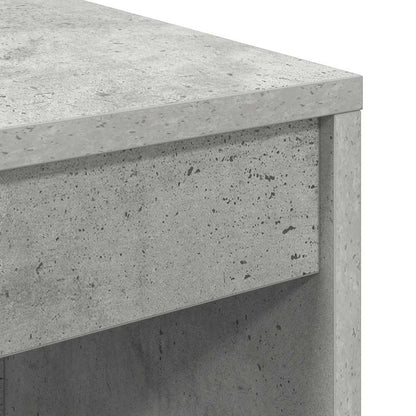 Skrivebord Med Opbevaring 2 Pcs Beton Grå 100 X 40 X 76 Cm - Billede 12