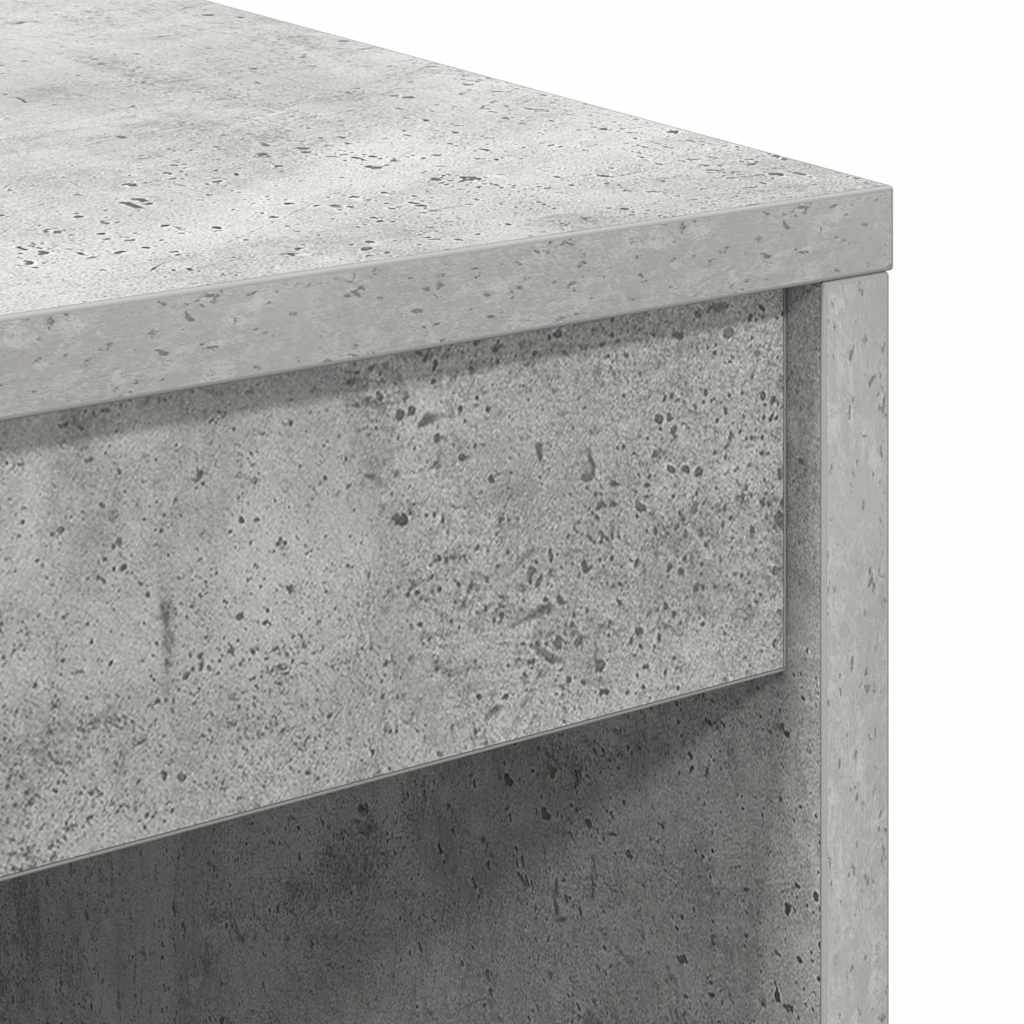 Skrivebord Med Opbevaring 2 Pcs Beton Grå 60 X 50 X 76 Cm - Billede 12