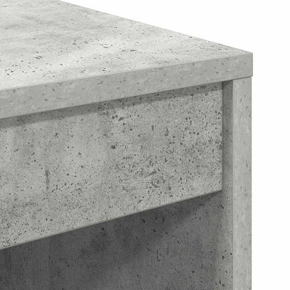 Skrivebord Med Opbevaring 2 Pcs Beton Grå 60 X 50 X 76 Cm - Billede 12
