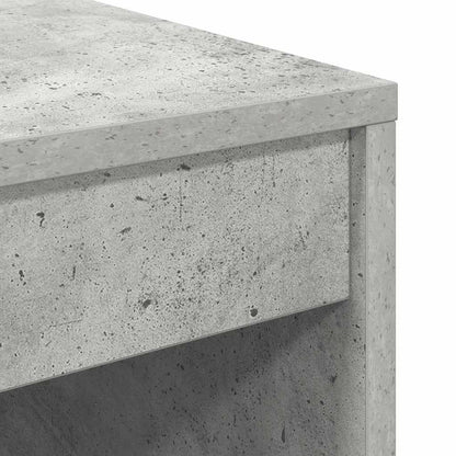 Skrivebord Med Opbevaring 2 Pcs Beton Grå 70 X 50 X 76 Cm - Billede 12