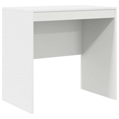 Skrivebord Med Opbevaring Med Skuffe 2 Pcs Hvid 80 X 50 X 76 Cm - Billede 5