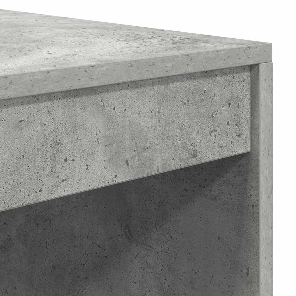 Skrivebord Med Opbevaring 2 Pcs Beton Grå 80 X 50 X 76 Cm - Billede 12